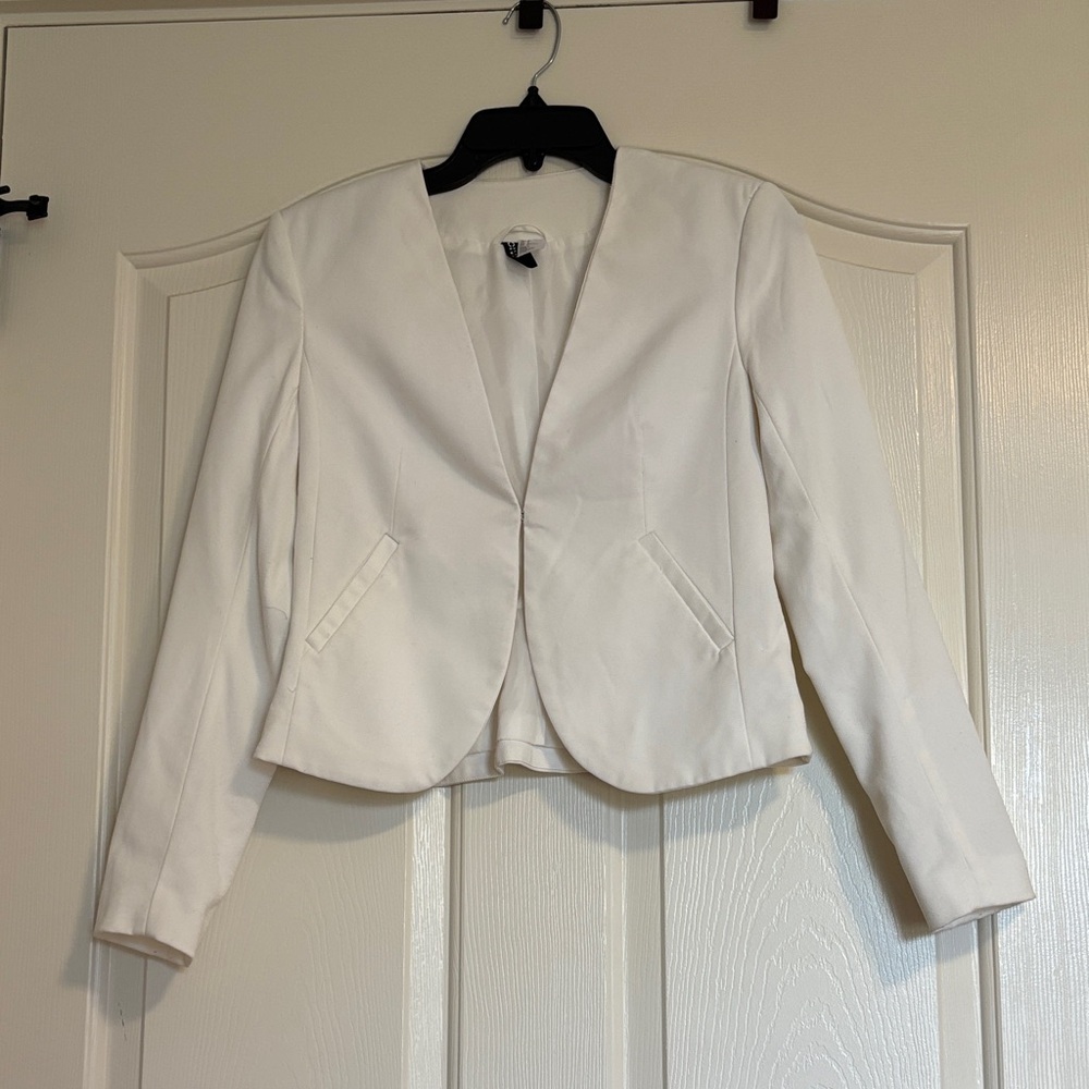 H&M Classic Cream Women's Blazer